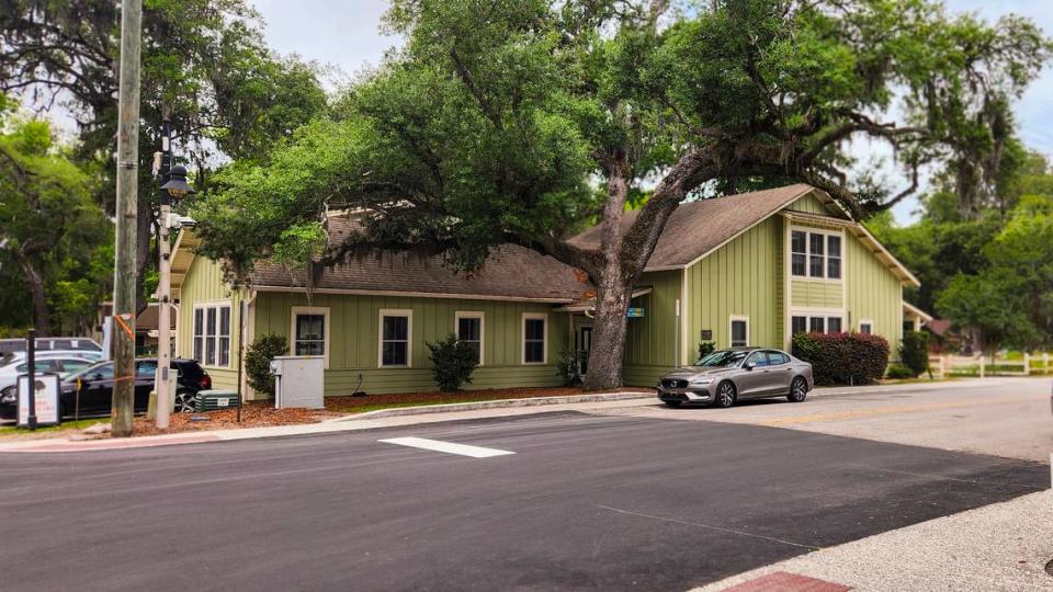 Pictured is the Haag Elementary building of May River Montessori as seen on May 15, 2023 located on the corner of Bridge and Calhoun streets in Old Town Bluffton.