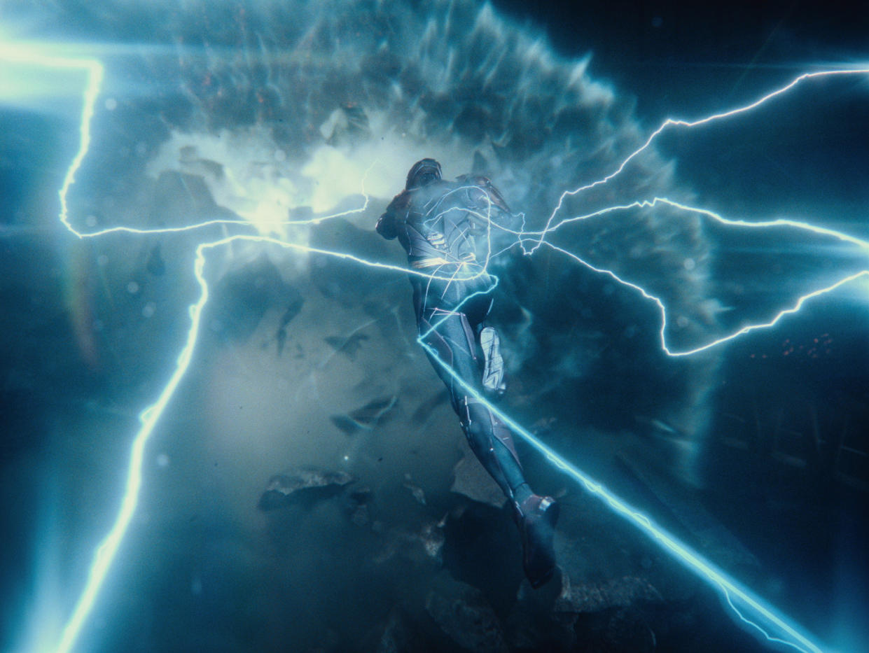 The Flash races against time in the climax of 'Zack Snyder's Justice League' (Photo: Courtesy of HBO Max/Warner Media)