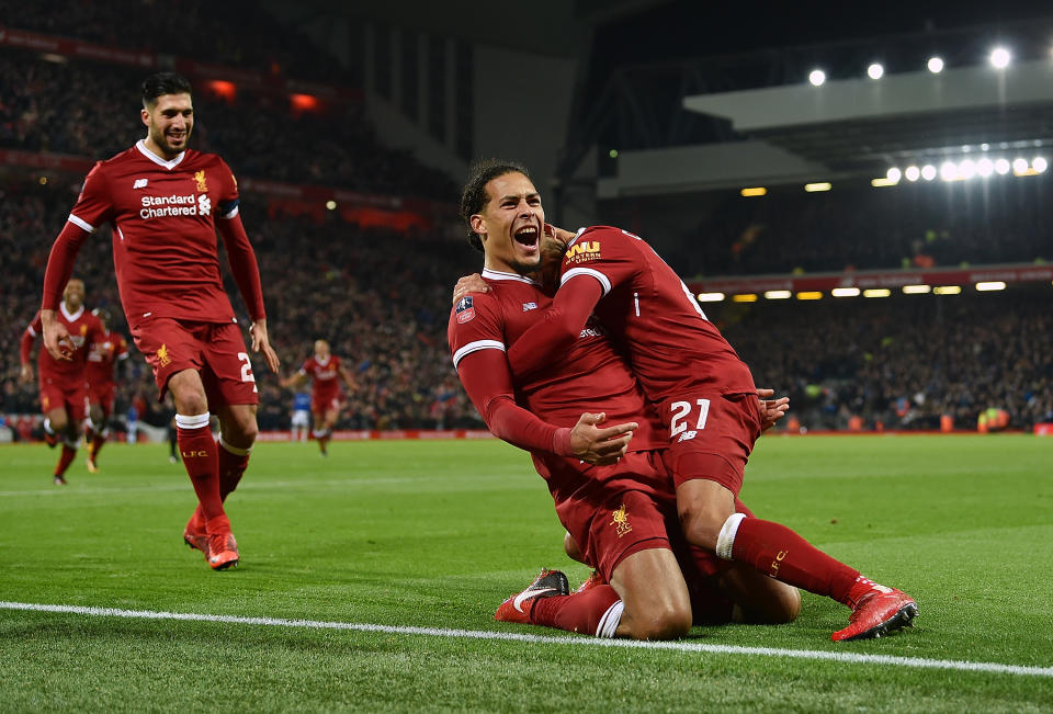 Big spend starter: Virgil Van Dijk’s mega money transfer from Southampton to Liverpool got the balling rolling in January