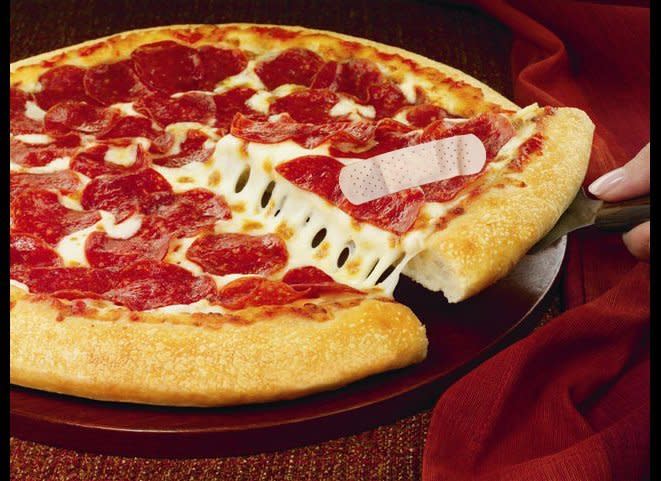 An upstate New York man said he found <a href="http://www.huffingtonpost.com/2011/08/01/mealbreakers-bandaid-pizza-hut_n_915489.html#s319946&amp;title=Disemboweled_Mouse_In" target="_blank">a bloody bandage baked into the crust of his Pizza Hut pizza</a> in June 2011. He sued after the company failed to adequately address his concerns.