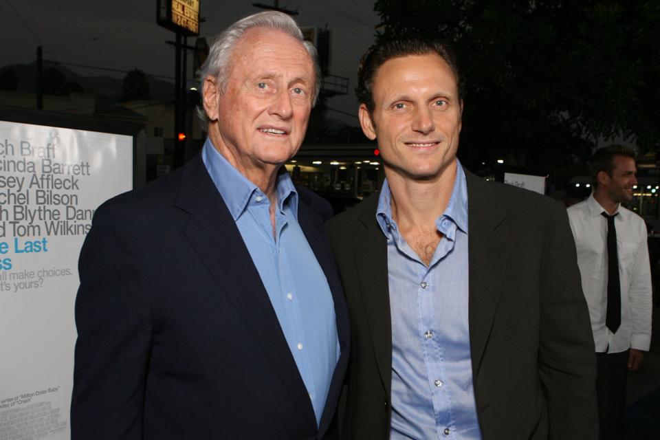 Samuel Goldwyn Jr. and Director Tony Goldwyn during Los Angeles Premiere of DreamWorks "The Last Kiss" at Director's Guild of America in Los Angeles, CA, United States.