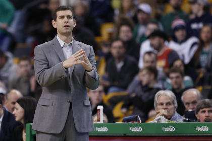 Celtics head coach Brad Stevens sees it all coming together. (Greg M. Cooper-USA TODAY Sports)