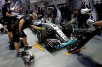 Formula One - Singapore Grand Prix - Marina Bay, Singapore - 16/9/16 Mercedes' Lewis Hamilton of Britain in action during first practice. REUTERS/Edgar Su