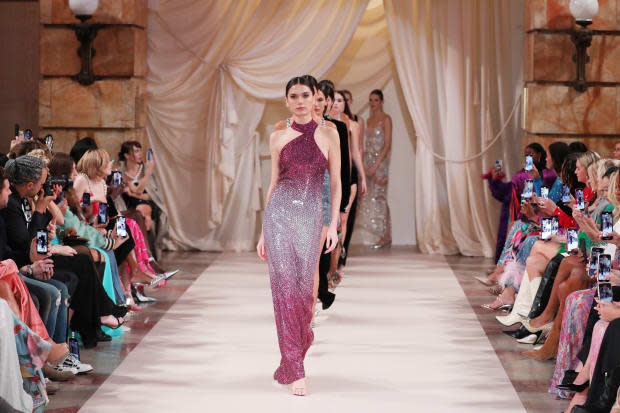 PatBO's Fall 2023 runway show at New York Fashion Week. <p>Photo: Albert Urso/Getty Images</p>