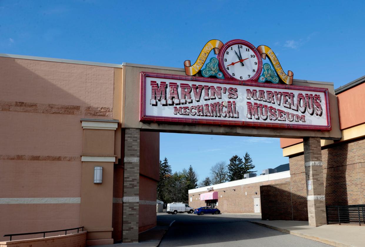 The exterior of Marvin’s Marvelous Mechanical Museum in Farmington Hills on Wednesday, Nov. 15, 2023.