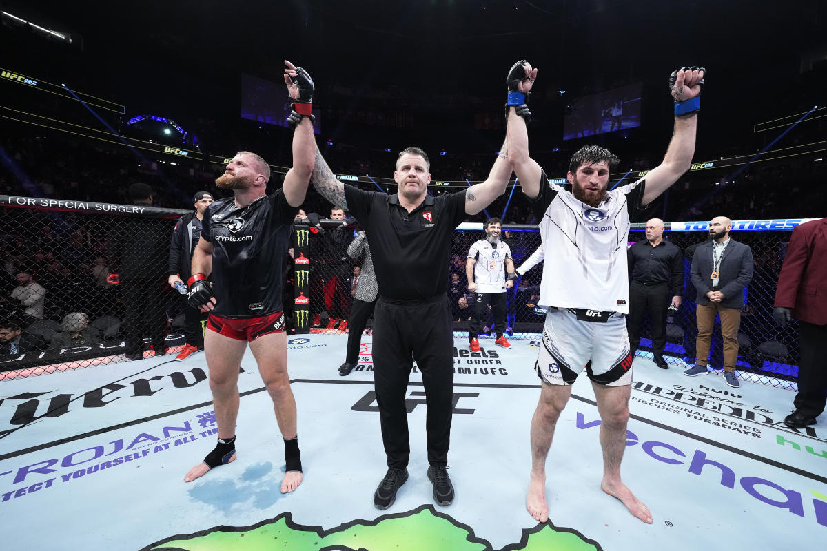 A luta Magomed Ankalaev-Jan Blachowicz terminou em um empate estranho