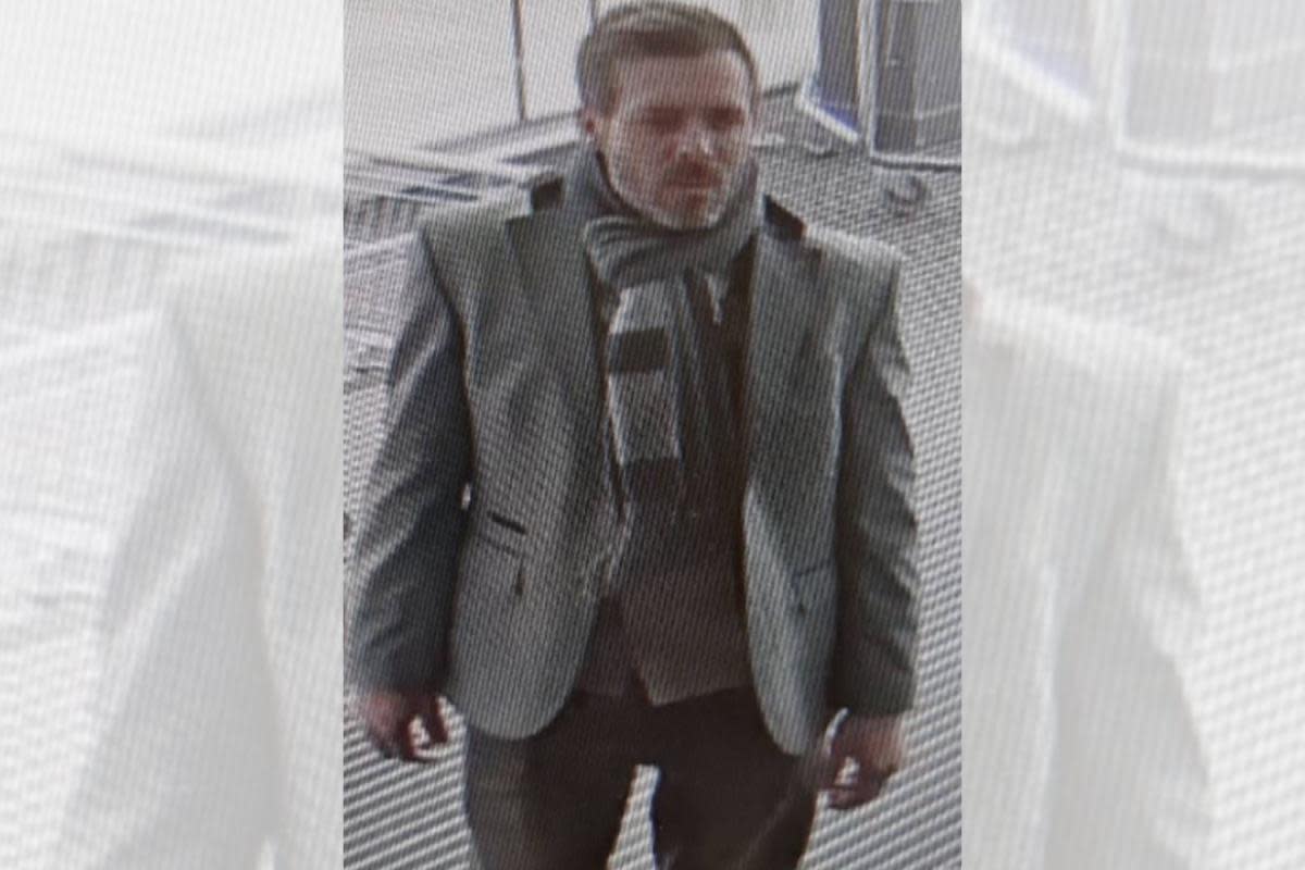 Photo released after £2,000 worth of wine and champagne stolen from M&S <i>(Image: Hampshire Constabulary)</i>