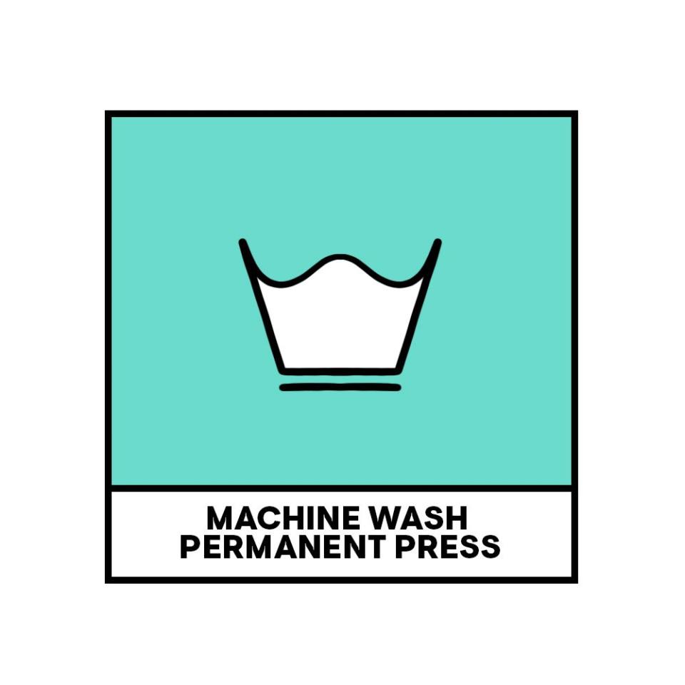 permanent press laundry symbol