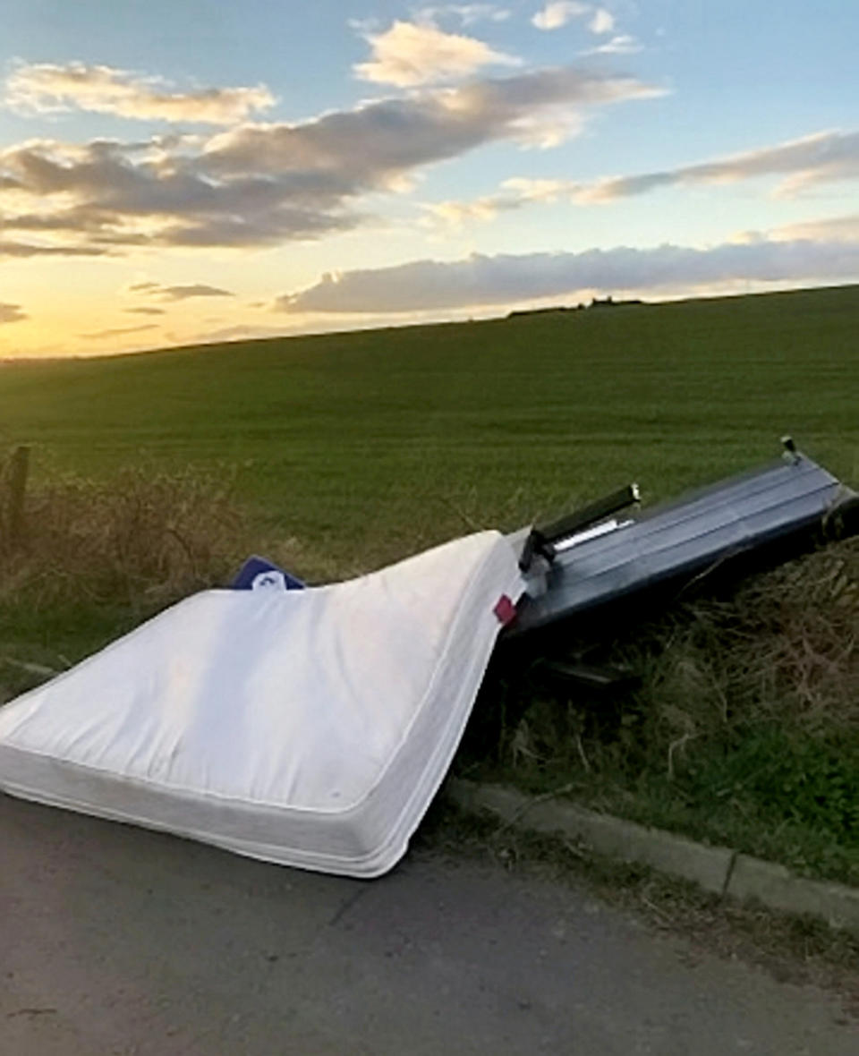 Councillors and officials have branded fly-tippers selfish and urged them not to dump waste. (Picture: SWNS) 