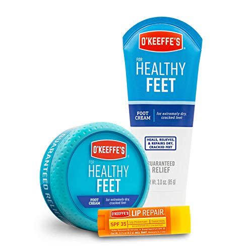 O'Keeffe's Healthy Feet Jar, Tube, and Lip Repair