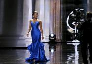 Miss Philippines Pia Alonzo Wurtzbach competes in the evening gown competition during the 2015 Miss Universe Pageant in Las Vegas, Nevada December 20, 2015. Wurtzbach was later crowned Miss Universe. REUTERS/Steve Marcus ATTENTION EDITORS - FOR EDITORIAL USE ONLY. NOT FOR SALE FOR MARKETING OR ADVERTISING CAMPAIGNS