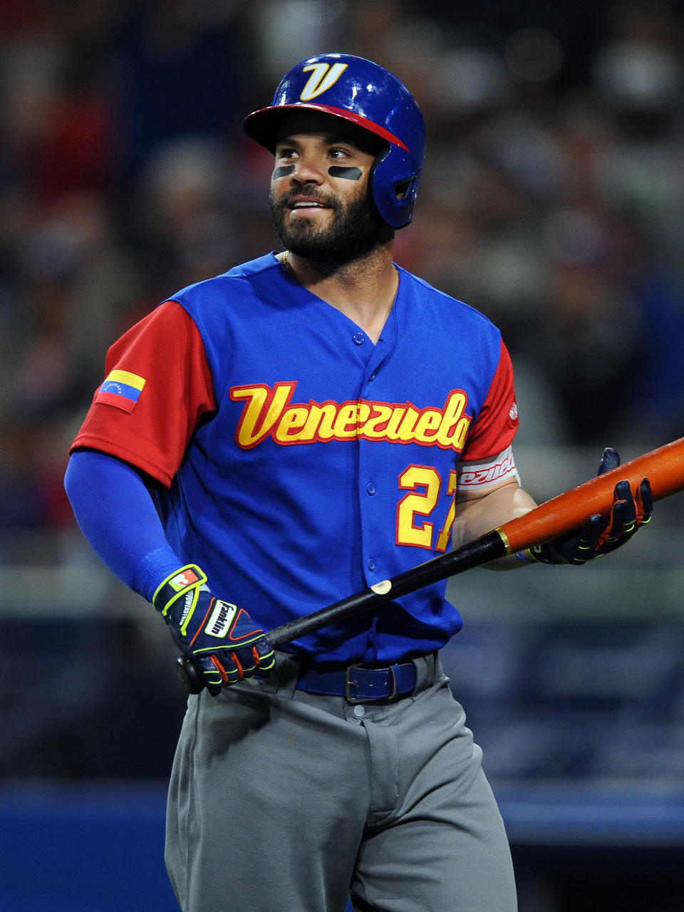 Altuve representó a Venezuela en el Clásico Mundial de Béisbol de 2017 y planea hacerlo nuevamente en 2023. (Foto: John Cordes/Icon Sportswire via Getty Images)