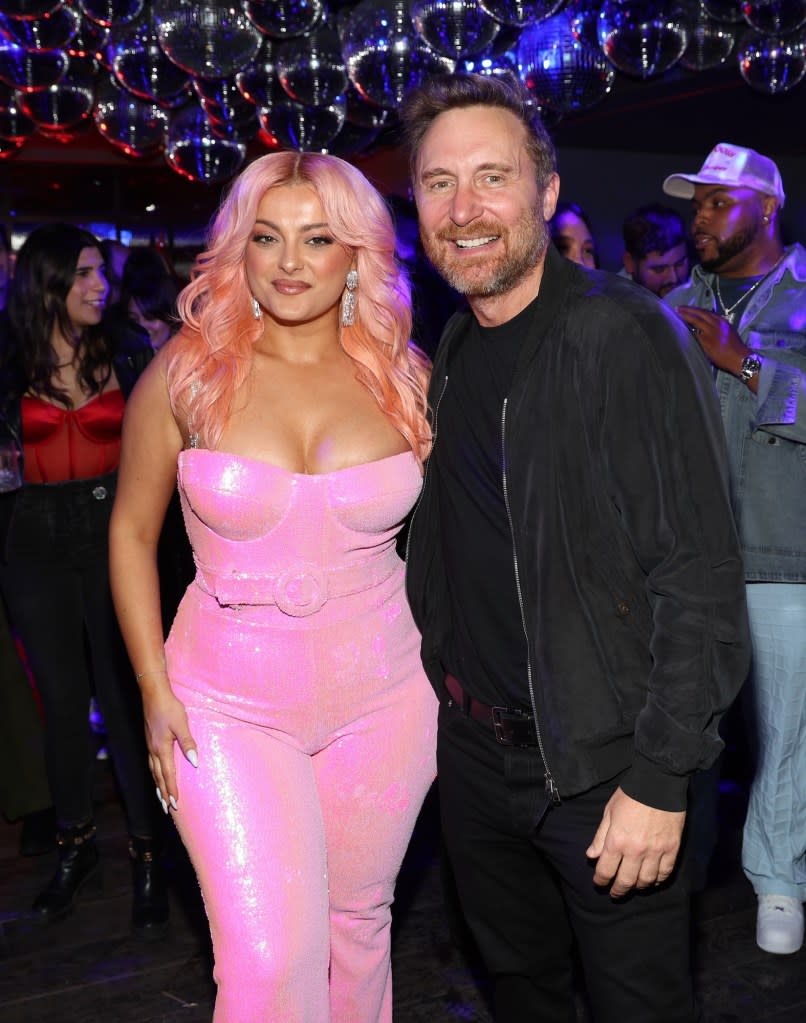 Bebe Rexha David Guetta Perform at 2023 Billboard Music Awards