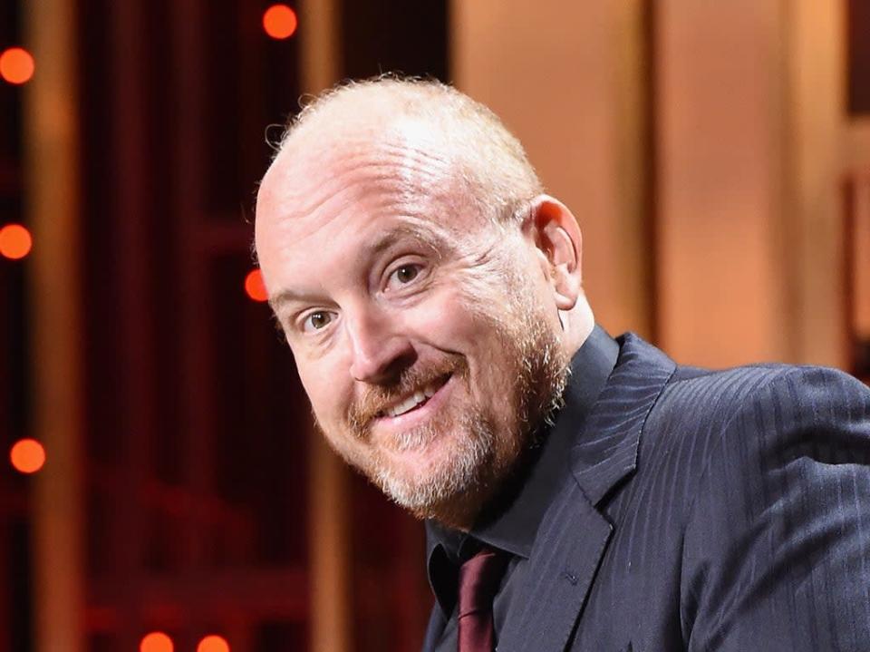 Louis CK speaks on stage at the 2017 Peabody Awards Ceremony (Michael Loccisano/Getty Images for Peabody)