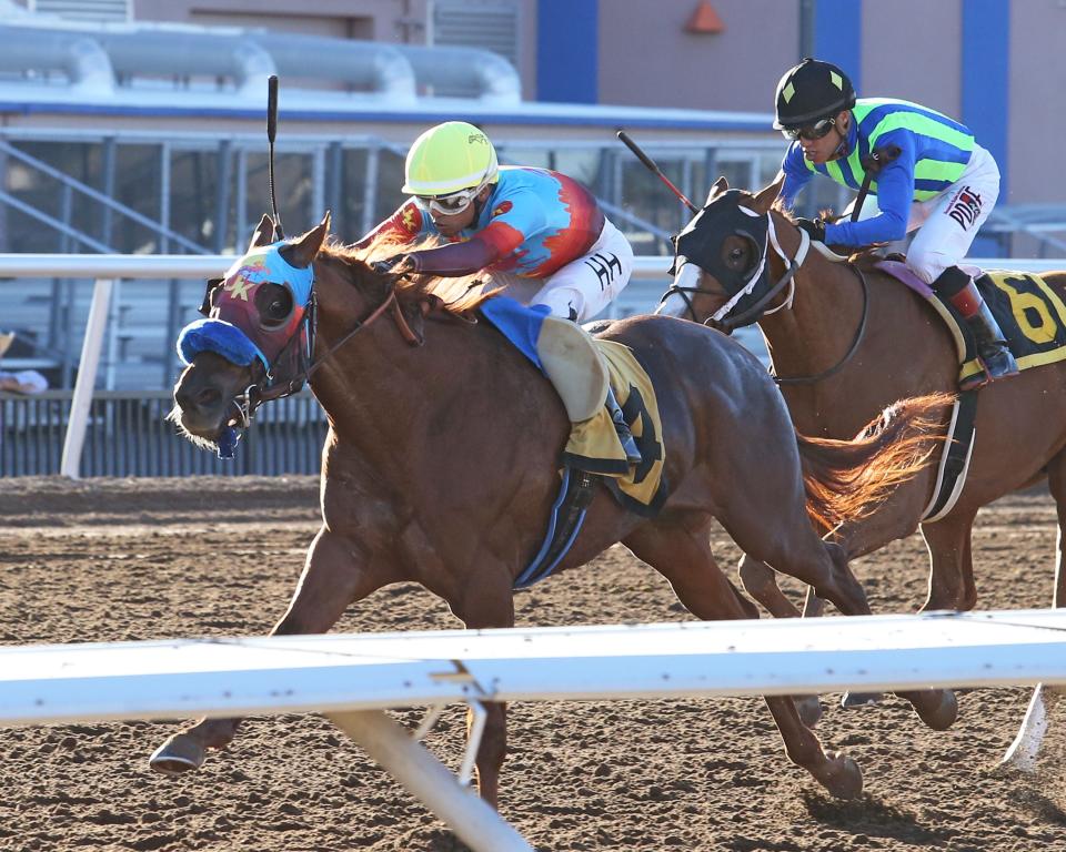 One In Vermillion is one of seven horses in Sunday's Sunland Derby at Sunland Park Racetrack & Casino.