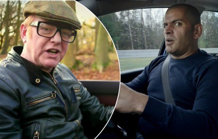 Chris Harris and Chris Evans on ‘Top Gear’ broadcast on BBC2 (WENN)