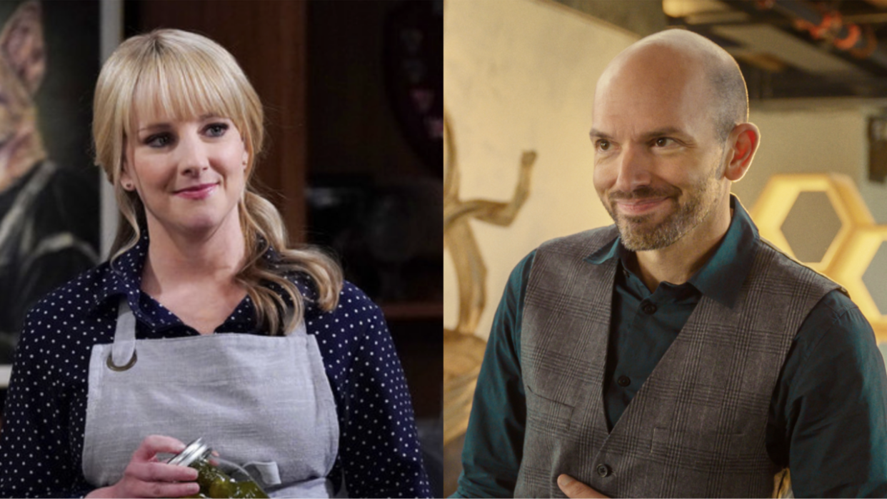  Melissa Rauch in NBC's Night Court and Paul Scheer in Netflix's Family Switch. 