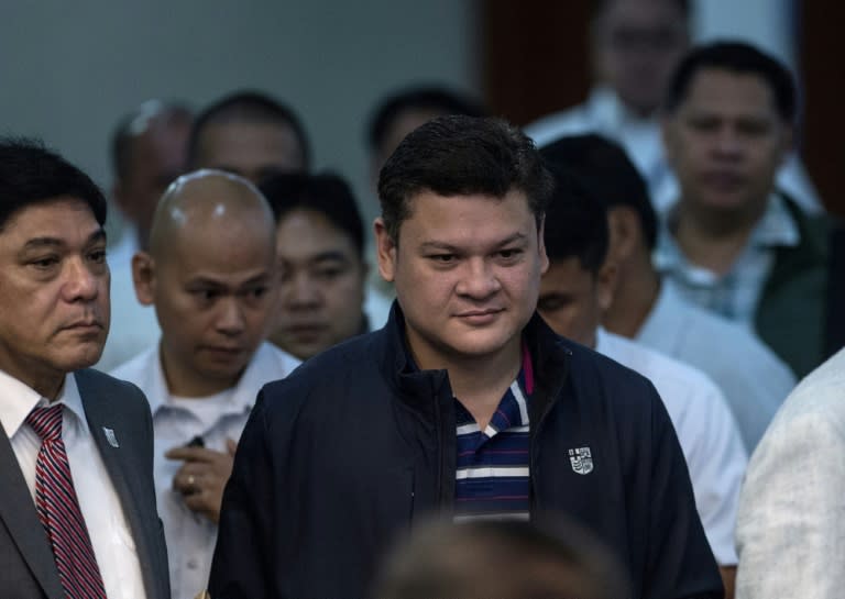 Duterte's son, Paolo, was brought before a Senate inquiry last week to face allegations he was involved in drug trafficking