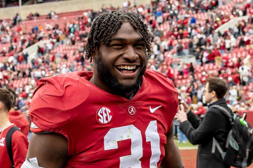 Alabama linebacker Will Anderson Jr. won his second straight Bronko Nagurski trophy on Monday night in Charlotte, meaning he has been voted college defensive player of the year in back-to-back seasons.