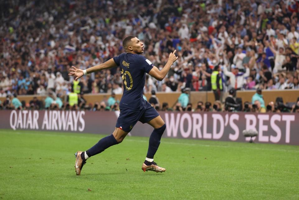Kylian Mbappe’s form has been remarkable at two World Cups – but not at his sole Euros (Getty Images)