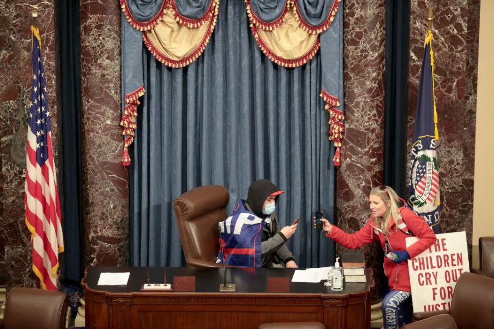 See the Startling Images From When the Pro-Trump Mob Breached the U.S. Capitol Today