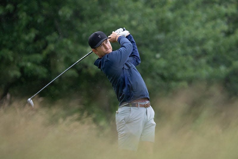 Katonah native Christian Cavaliere fell in a three-hole aggregate playoff and was the runner-up at the Ike MGA Stroke Play Championship at Brooklawn C.C. in Fairfield, Conn. on June 27, 2023.