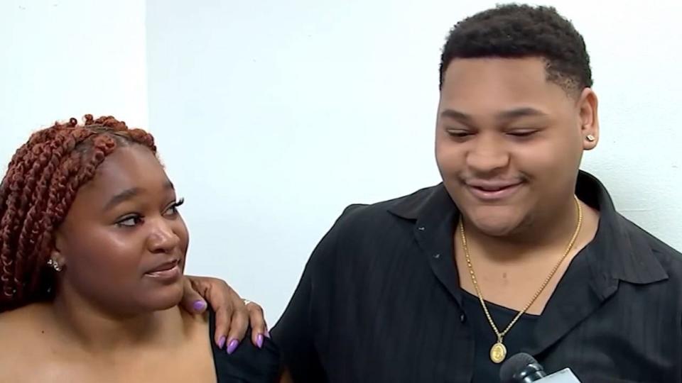 PHOTO: Vicky and Frank Laffin, who were both adopted into the same family, also recently learned they are biological siblings. (WABC)