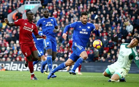 Mane scored Liverpool's fourth goal - Credit: Getty Images