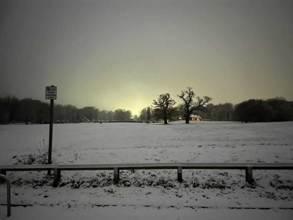 Watford Observer: Cassiobury Park im Schnee