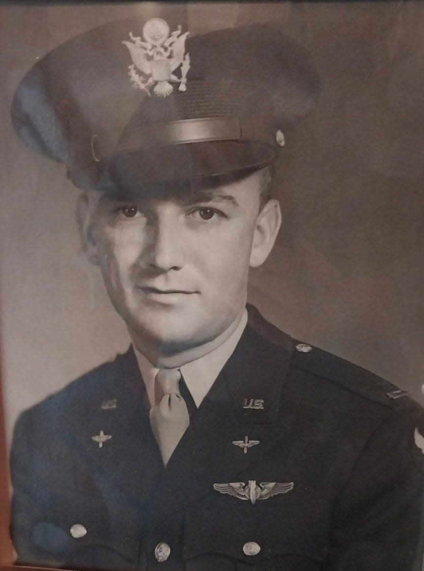 1st Lt. Wayne Crowl was the bombardier on a B-24 that exploded Jan. 21, 1944, in France.