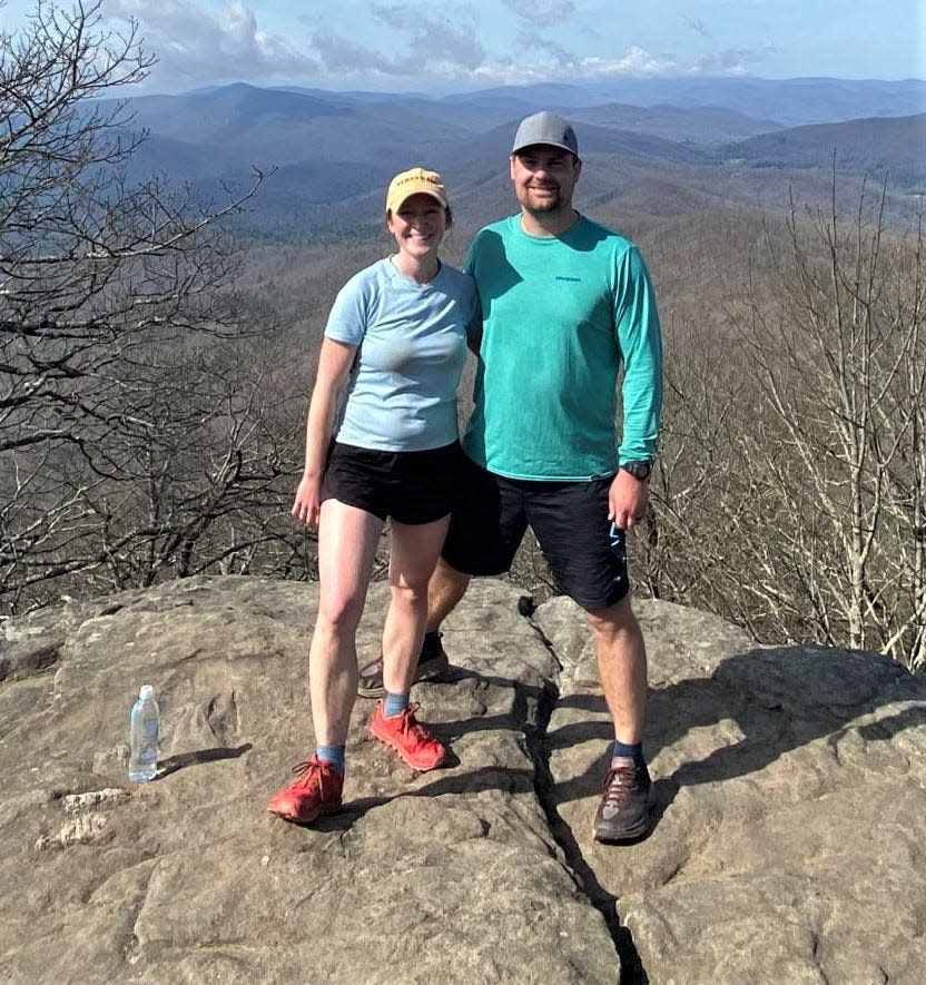 Nick and Kara Saur have encountered breathtaking scenery throughout their journey on the Appalachian Trail.
