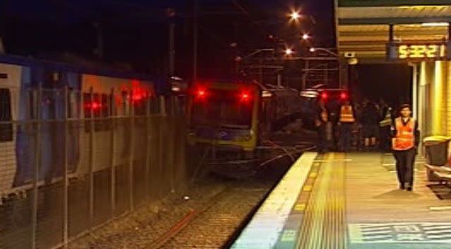 Delays expected as services are haulted on the Hurstbridge line between Hurstbridge and Diamond Creek. Source: 7 News