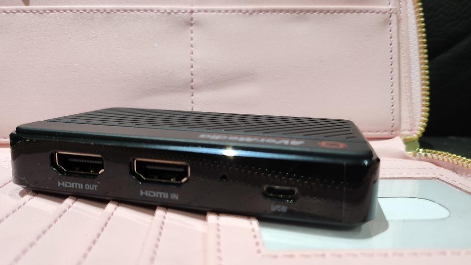 Avermedia Live Gamer Mini capture card in use.