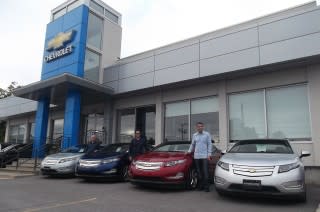 Bourgeois Chevrolet, Rawdon, Quebec, Canada [photo: RoulezElectrique.com]