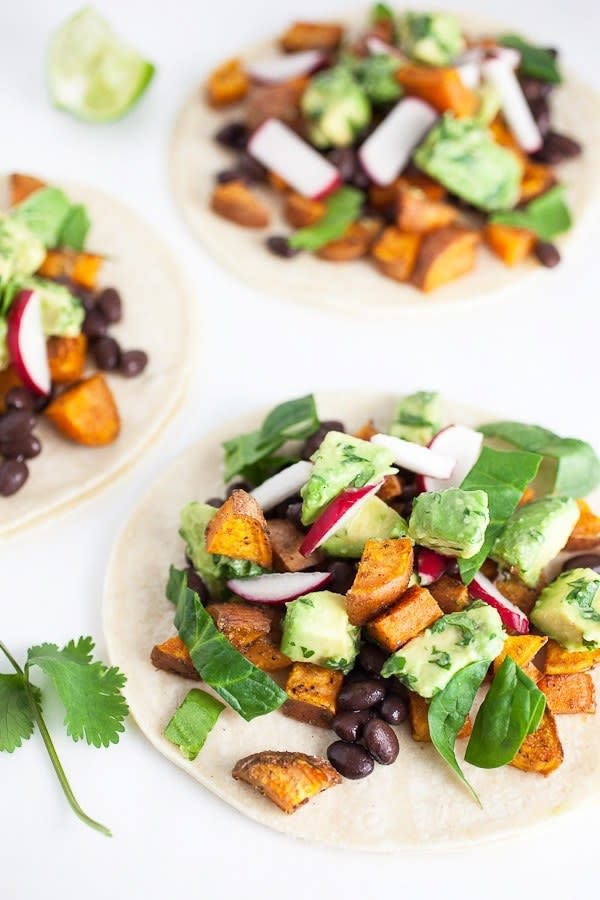 Recipe: Sweet Potato Tacos with Avocado Salsa