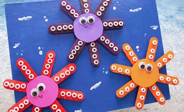 Easy Caterpillar Magnet Craft for Kids