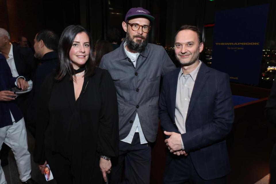 Michaela Dosamantes, Andrew Wren & Jeff Vespa, TheWrapBook Launch Party 2024