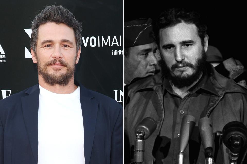 James Franco attends the Filming Italy 2022 red carpet; Cuban leader Fidel Castro arrives in Washington DC