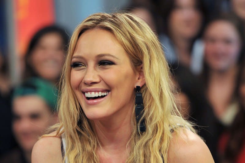 Hilary Duff promotes the "Blessings in a Backpack" charity program in 2009. File Photo by Christine Chew/UPI