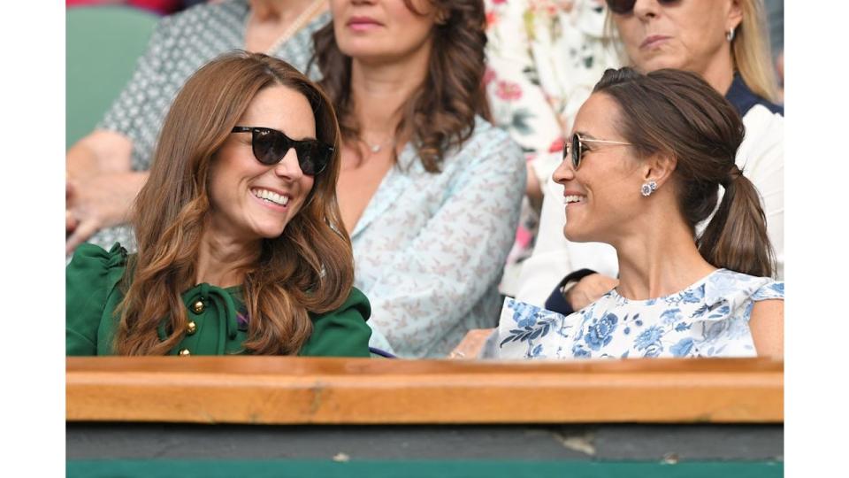 Kate Middleton and Pippa Middleton at Wimbledon 2019