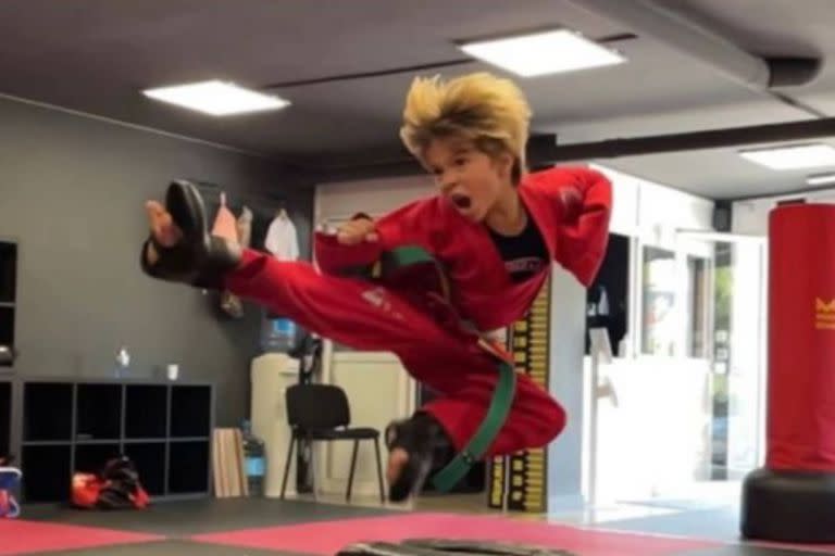 Sasha practica artes marciales (Foto Instagram @shakira)