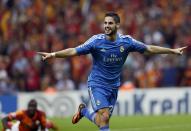 Real Madrid's Isco celebrates a goal against Galatasaray during their Champions League Group B soccer match at Turk Telekom Arena in Istanbul September 17, 2013. REUTERS/Murad Sezer (TURKEY - Tags: SPORT SOCCER)