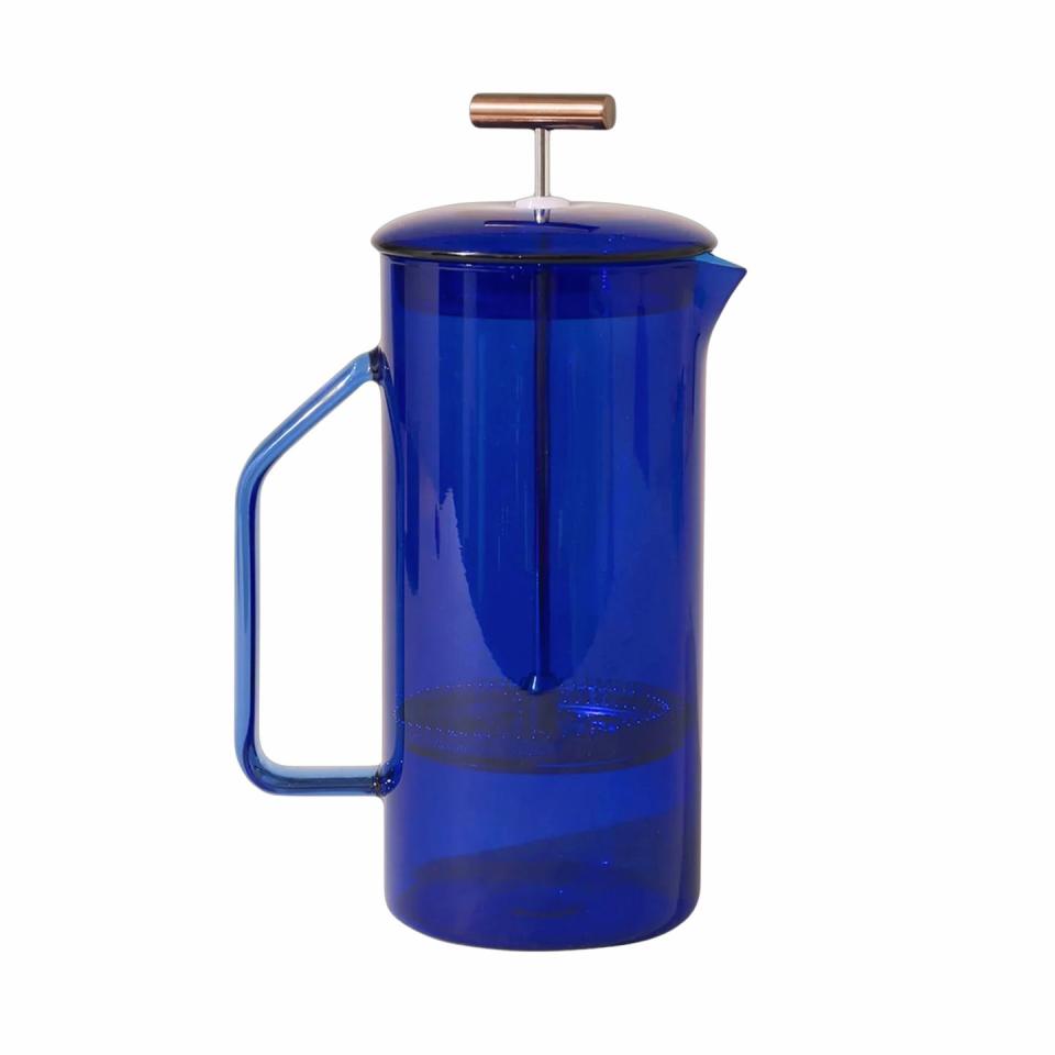 cobalt glass french press, yield design co acirc pound 8500 la gentcom