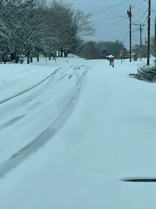 Snow in Decherd (Courtesy: Decherd Police Department)