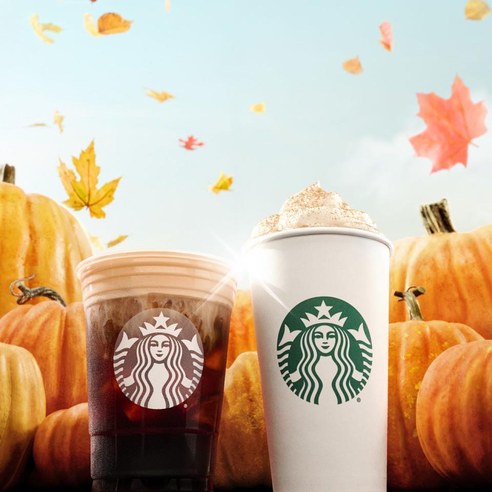 The Pumpkin Cream Cold Brew and Pumpkin Spice Latte are back at Starbucks.