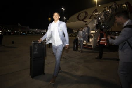 Thiago Silva - Desembarque Seleção Qatar