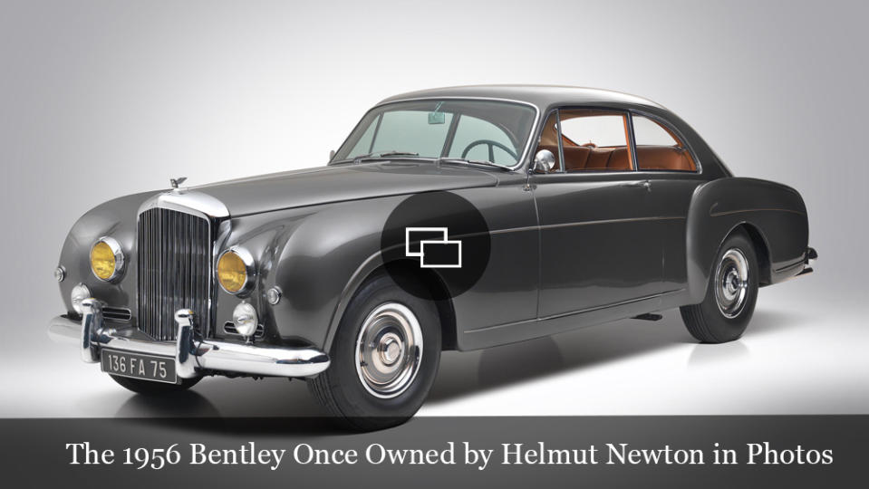 The 1956 Bentley S-Type Continental once owned by fashion-photographer Helmut Newton.