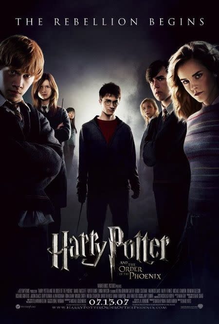 7) Harry Potter and the Order of Phoenix