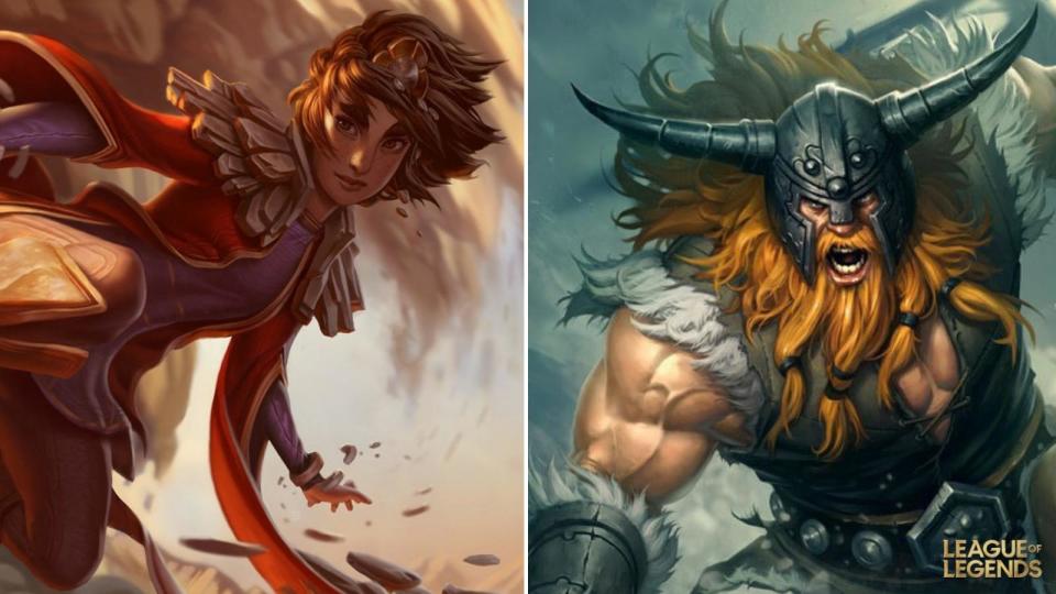 Taliyah and Olaf's rework is arriving in 12.9. Photo: Riot Games