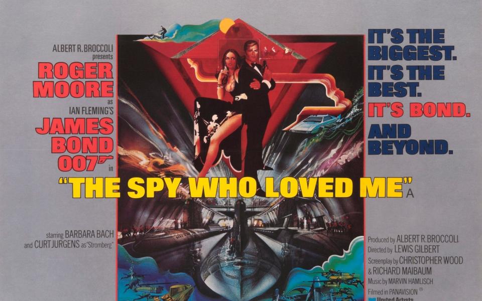 An original poster for The Spy Who Loved Me - Moviepix